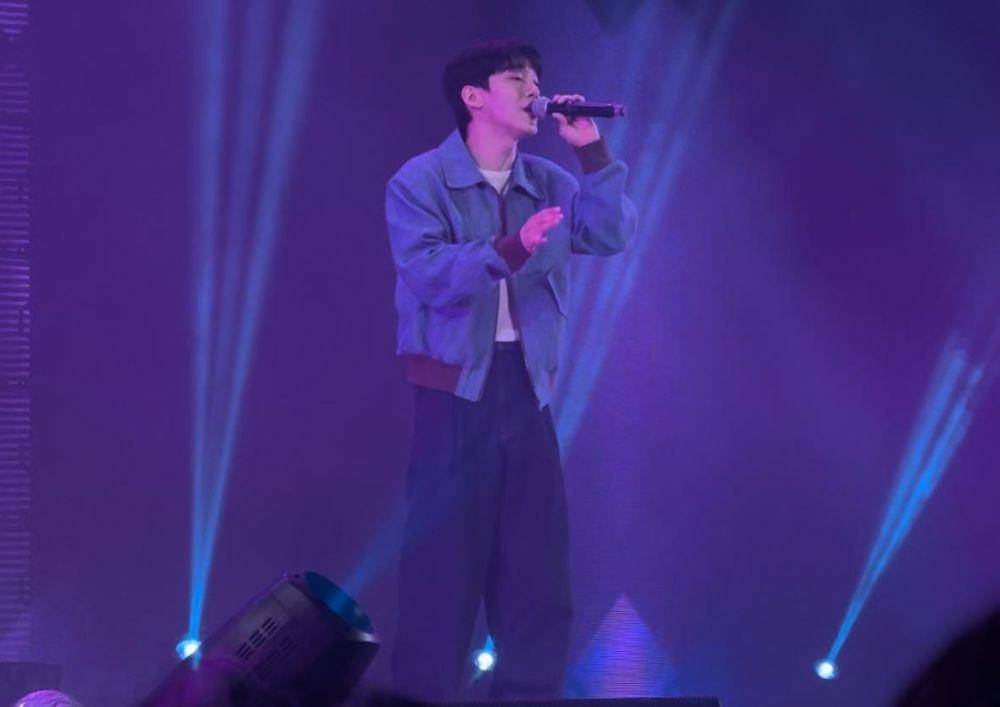 Chen EXO di konser Saranghaeyo Indonesia 2024 pada Sabtu (4/5/2024) (IDN Times/Elizabeth Chiquita)