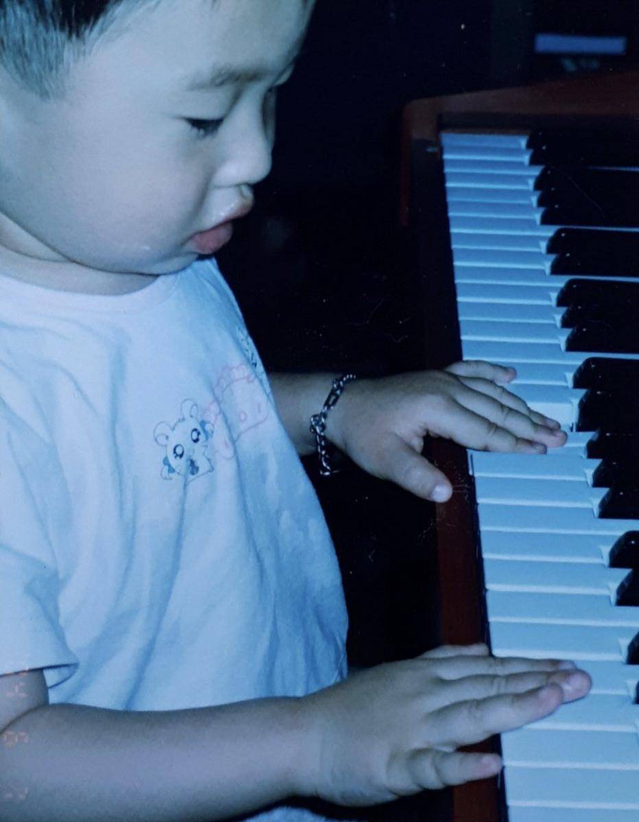 potret masa kecil Davin XODIAC (x.com/XODIAC_MEMBERS)