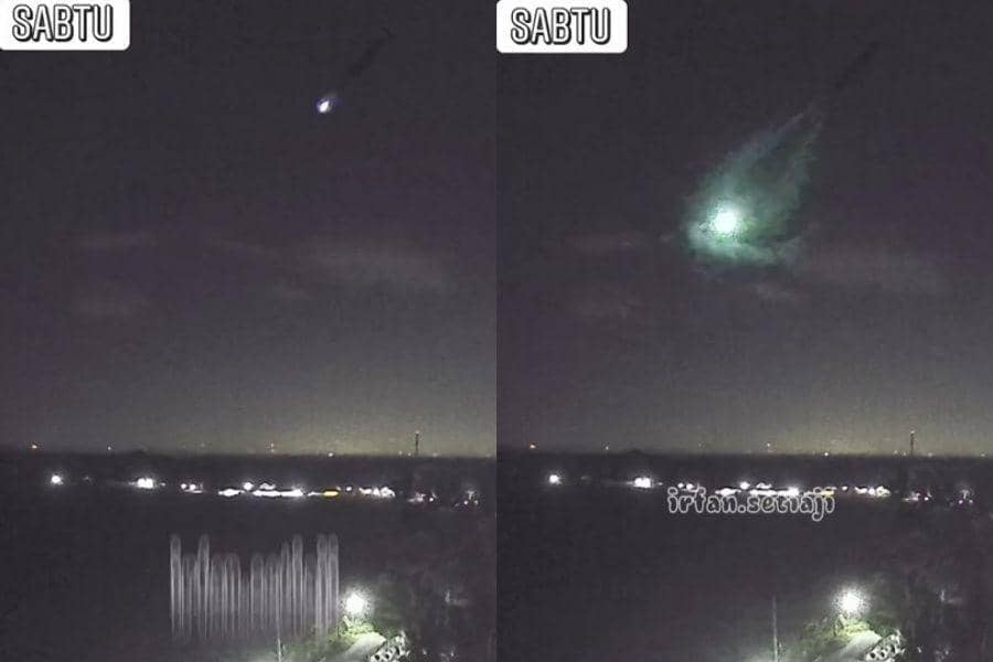 Viral Benda Asing di Langit Jogja, Dipastikan Meteor