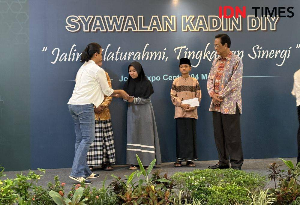 Rangkaian syawalan Kadin DIY, di Jogja Expo Center, Sabtu (4/5/2024). (IDN Times/Herlambang Jati Kusumo)