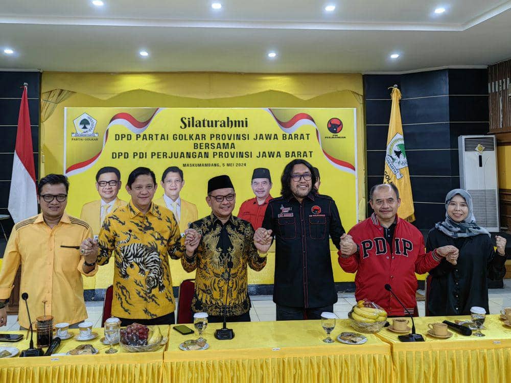 Silaturahmi Politik, Golkar-PDIP Jajaki Koalisi Pilkada 2024 di Jabar