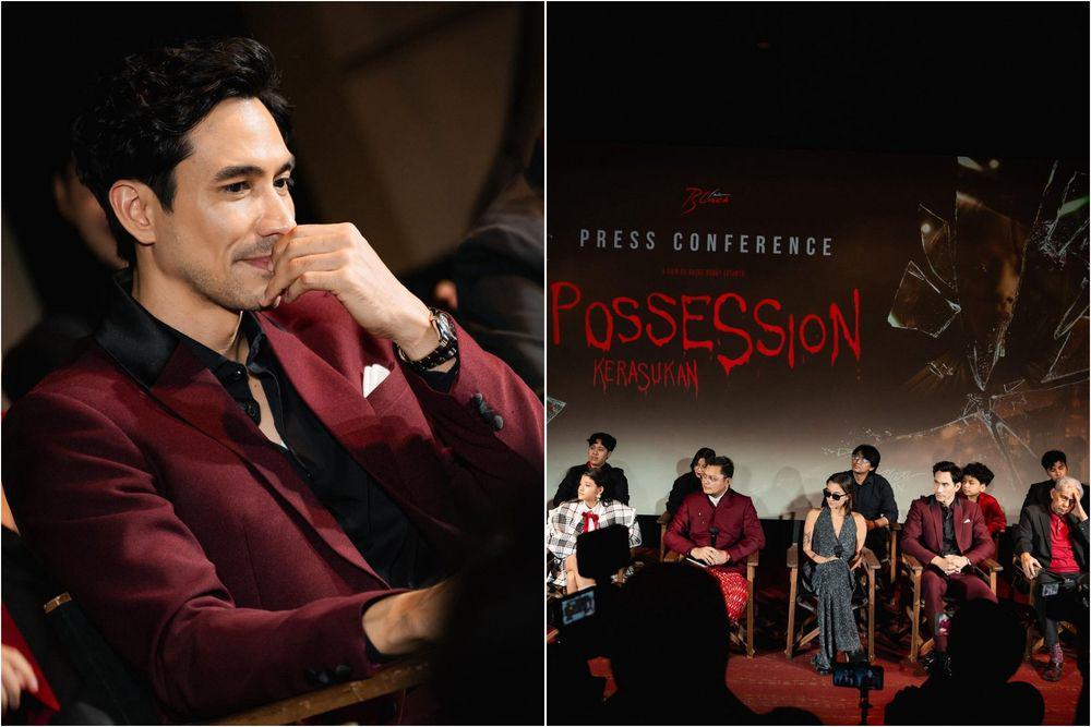 10 Potret Darius Sinathrya di Gala Premiere Film Possession: Kerasukan