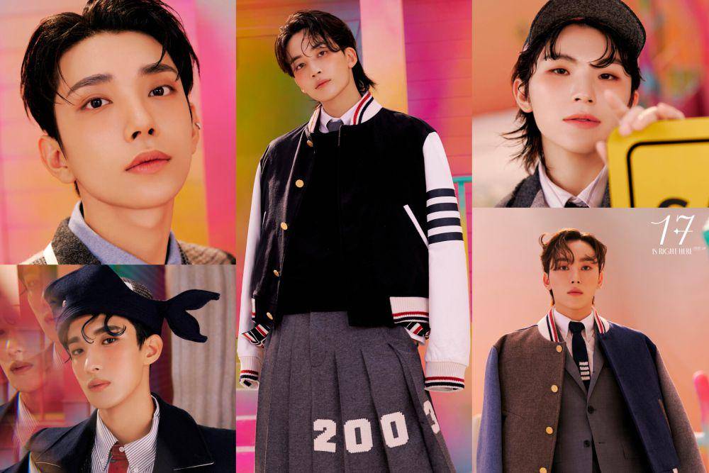 potret Vocal Taem SEVENTEEN untuk BEST ALBUM 17 IS RIGHT HERE (twitter.com/pledis_17)