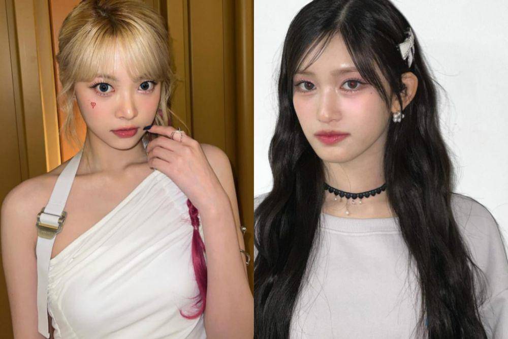Eunchae LE SSERAFIM dan Leeseo IVE (instagram.com/hhh.e_c.v | instagram.com/eeseooes)