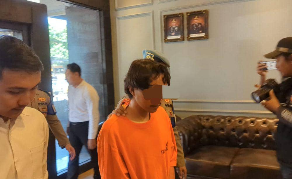 Konferensi pers kasus konten pornografi anak di Malang. (IDN Times/Rizal Adhi Pratama)