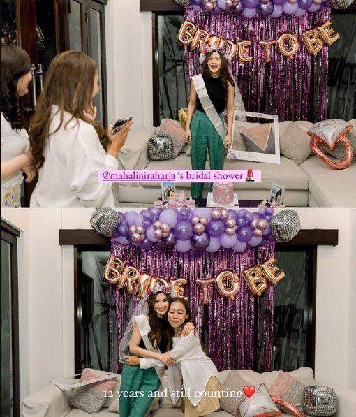 bridal shower Mahalini (Instagram.com/nindypricilia)