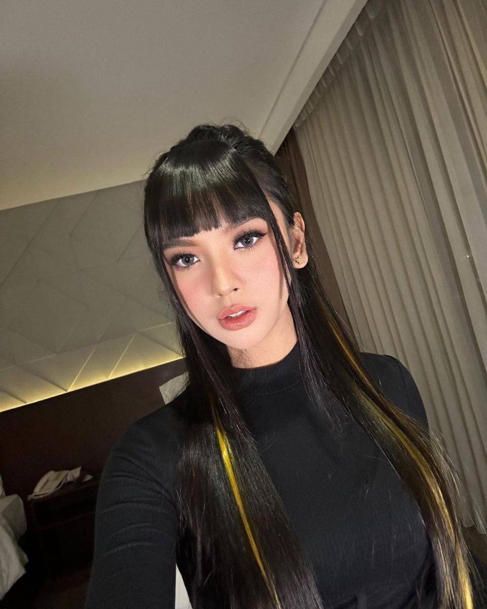 gaya rambut berponi ala Lyodra Ginting (instagram.com/lyodraofficial)