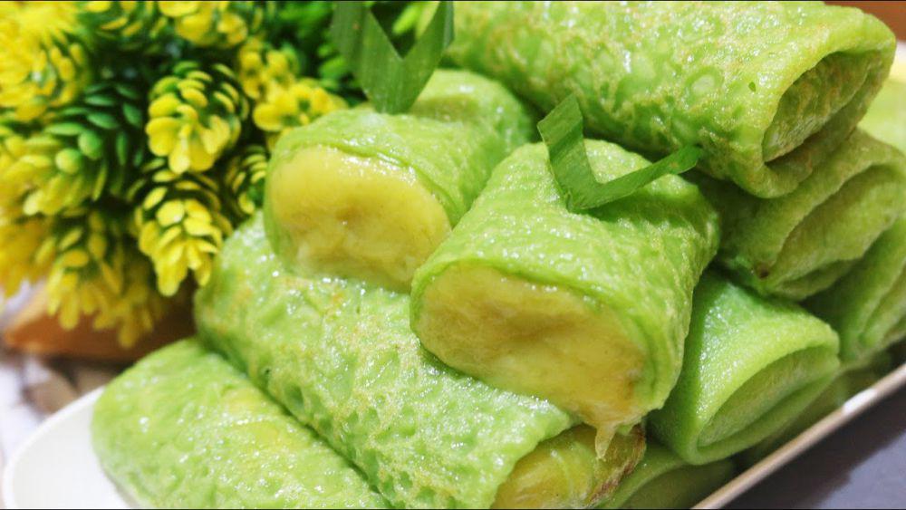 Resep Dadar Gulung Pandan Isi Vla Durian, Manis dan Lumer di Mulut