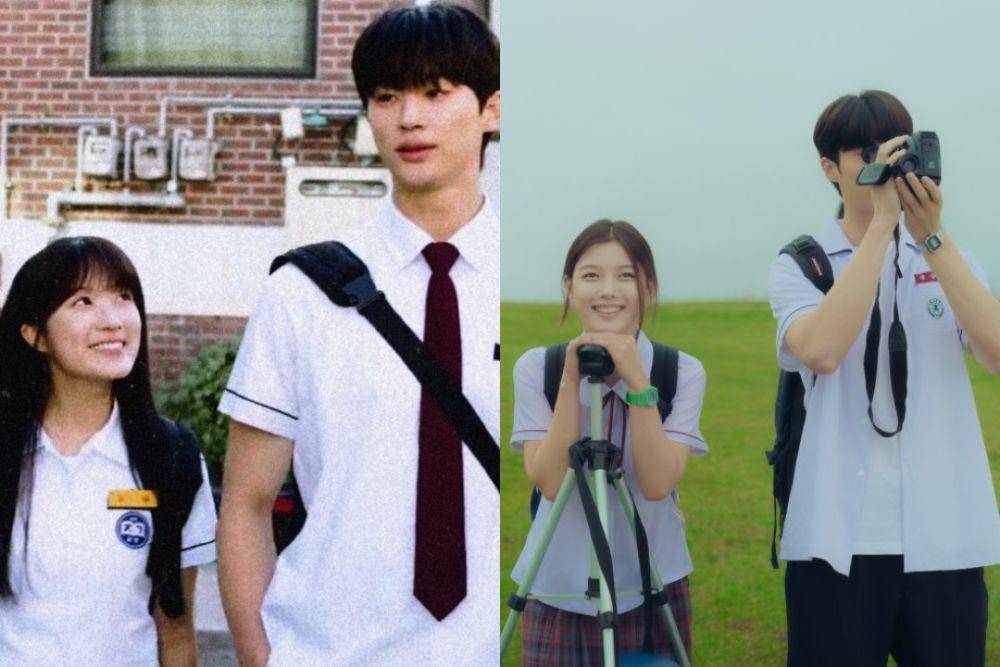 cuplikan drama Lovely Runner (dok. tvN/Lovely Runner) | cuplikan film 20th Century Girl (dok. Netflix/ 20th Century Girl)