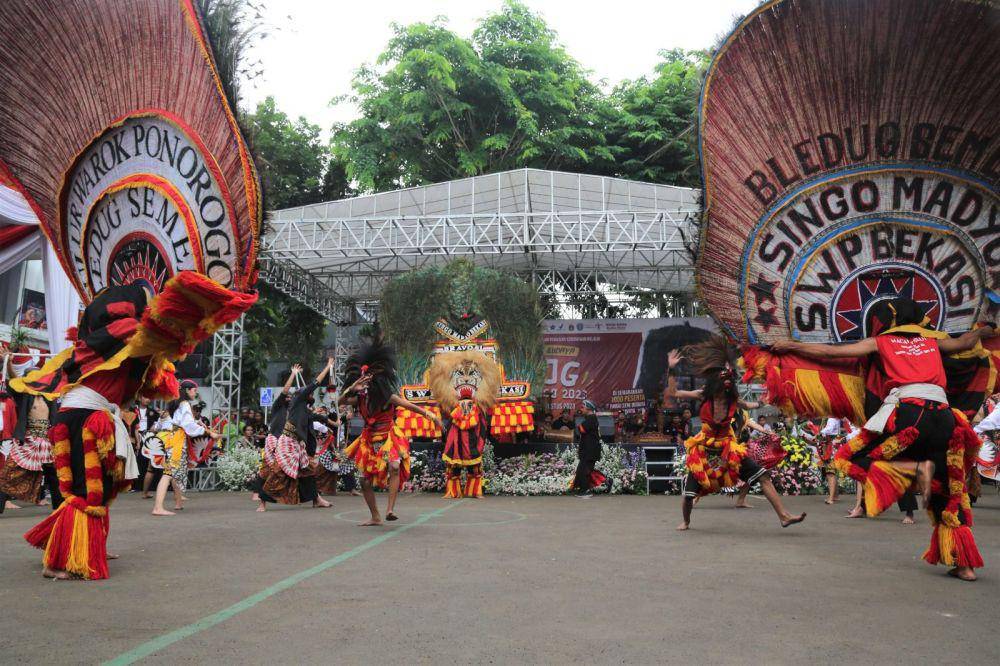Pawai Reog Ponorogo yang digelar Kemenko PMK/dok Kemenko PMK
