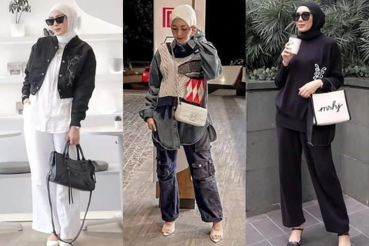 7 Gaya Hangout ala Richa Novisha, Didominasi Tema-tema Monokrom