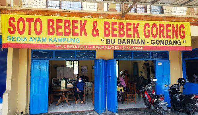 Soto Bebek dan Bebek Goreng Bu Darman, Klaten (google.com/maps/dokter tewe)