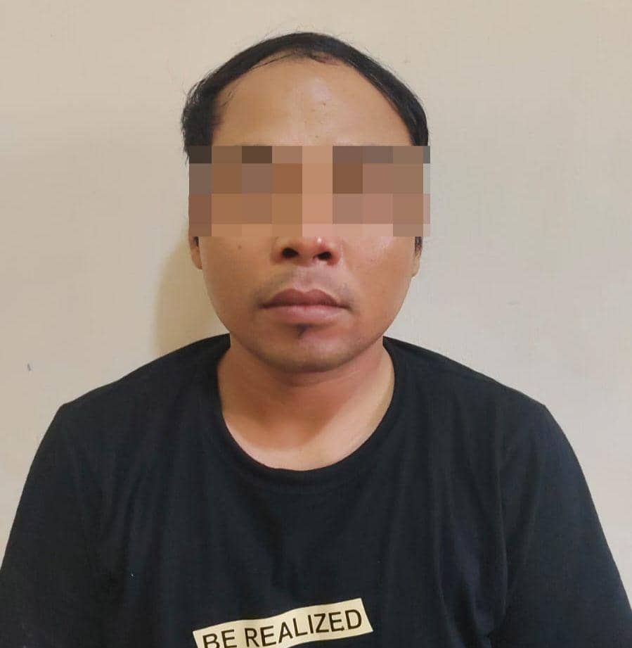 Sosok pelaku Firman Supriyadi (34). (Dok. Polresta Bandar Lampung).