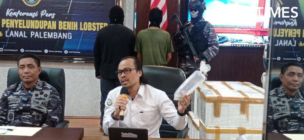 Barang bukti penyelundupan benih lobster (IDN Times/Feny Maulia Agustin)