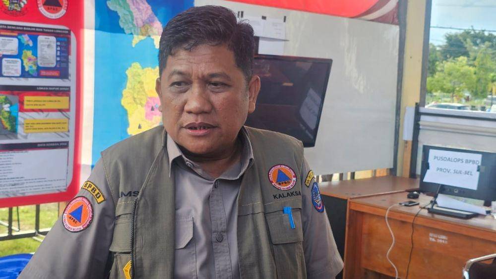 Kepala Badan Penanggulangan Bencana Daerah Sulawesi Selatan, Amson Padolo. (Dok. Humas Pemprov Sulsel)