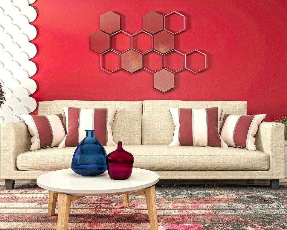 ilustrasi cat dinding interior berwarna merah (pixabay.com/tungnguyen0905)