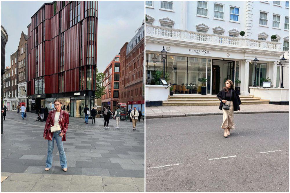 10 Potret Masayu Anastasia Liburan ke London, Puas Berkeliling!