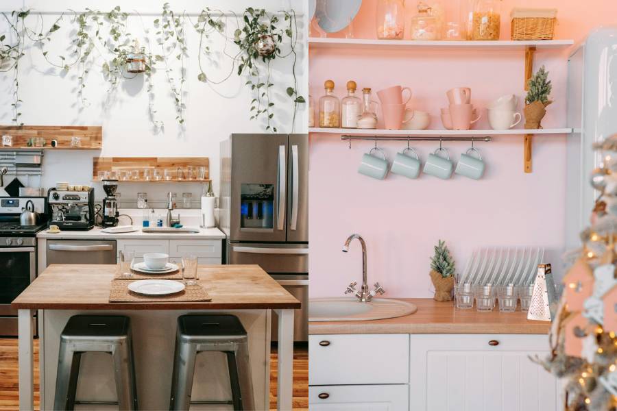 dekorasi dapur sederhana (pexels.com/Charlotte May | unsplash.com/Євгенія Височина)