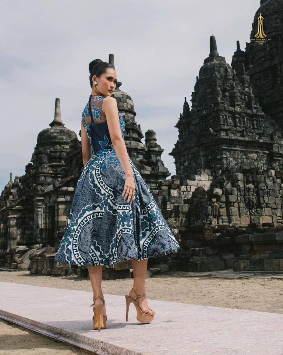 Potret Finalis MMBI 2024 dari Jawa Saat Fashion Show di Candi Sewu (Instagram.com/yayasanduniamegabintang)