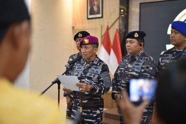 Komandan Lantamal VI Makassar, Brigjen (Mar), Andi Rahmat M. (Dokumentasi Istimewa)