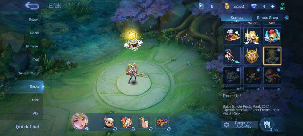 event Emote Login Pesta Rank di Mobile Legends (dok. Moonton/Mobile Legends: Bang Bang)