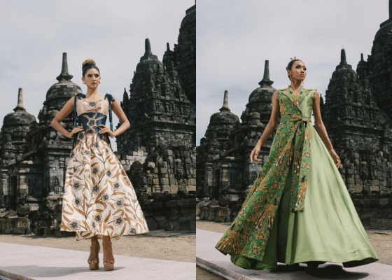 Potret Finalis MMBI 2024 dari Jawa Saat Fashion Show di Candi Sewu (Instagram.com/yayasanduniamegabintang)