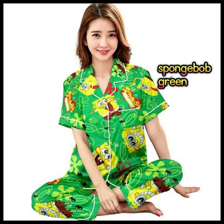 Ilustrasi piyama Spongebob (Shopee/axel.nurhazrati.store)