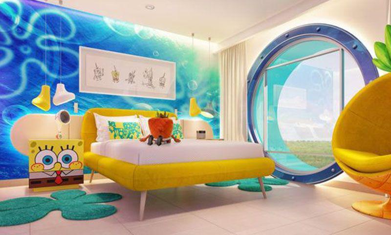 7 Dekorasi Kamar Anak Tema Spongebob, Suasana Ceria!