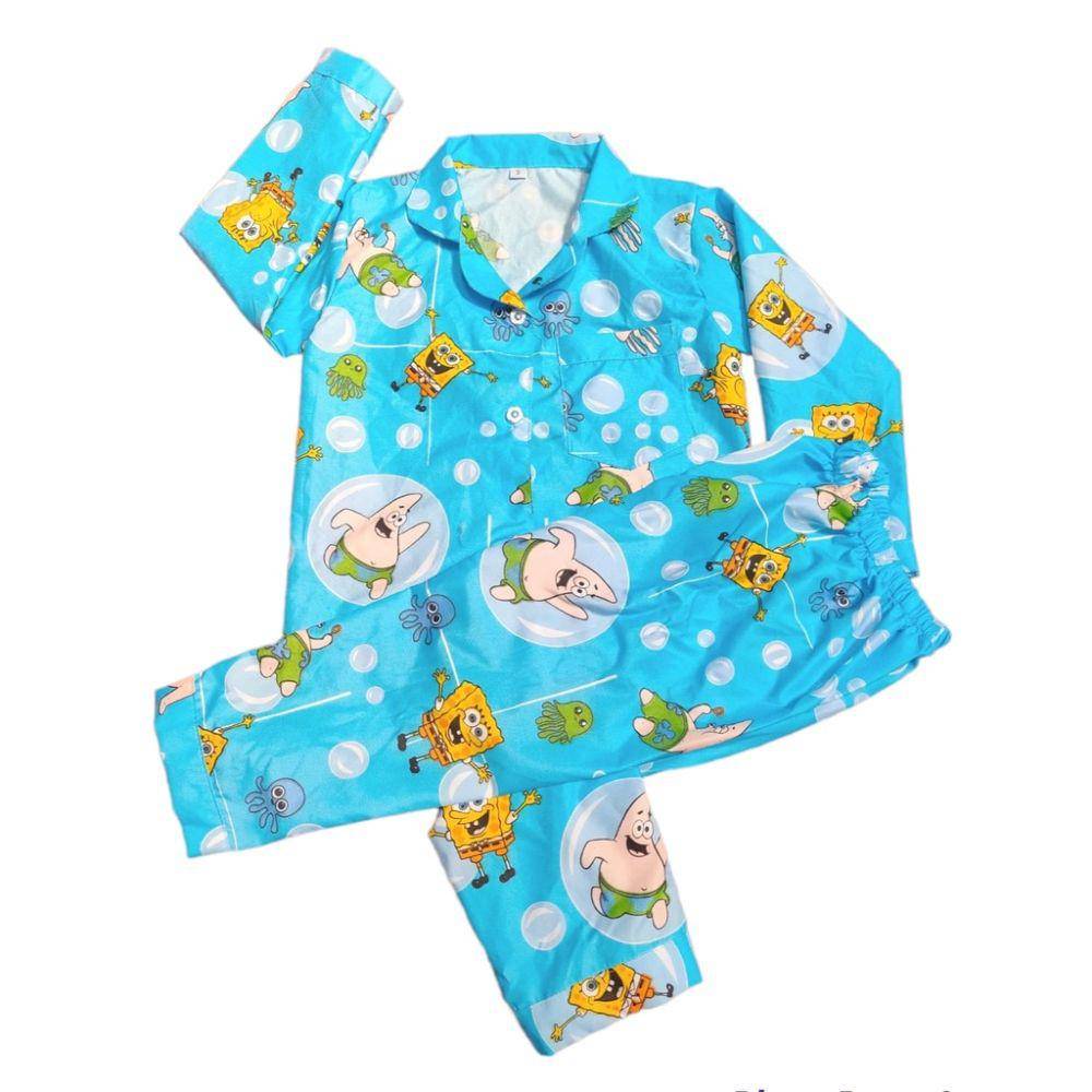 Ilustrasi piyama Spongebob (Shopee/efmishop)