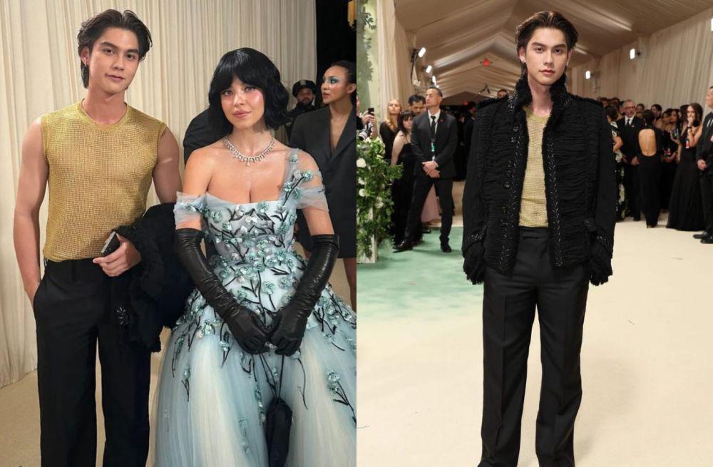 7 Potret Bright Vachirawit di Met Gala 2024, Ketemu Sydney Sweeney