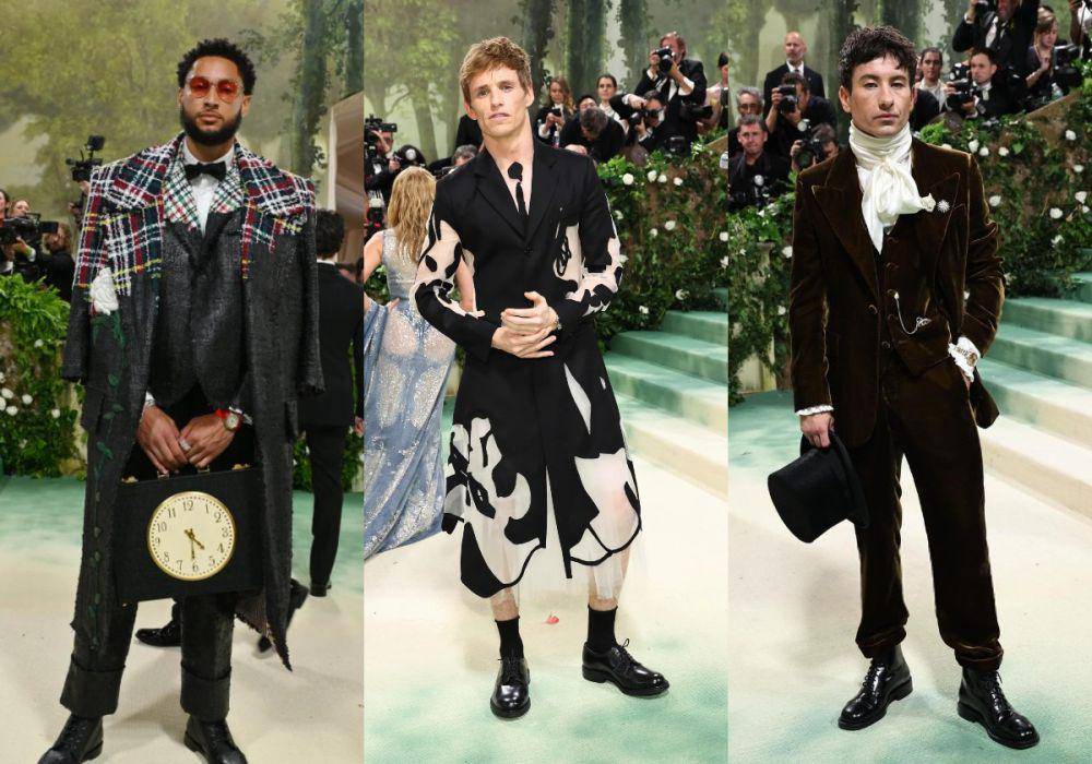 Ben Simmons, Eddie Redmayne, Barry Keoghan di Met Gala 2024 (instagram.com/metgala.official)
