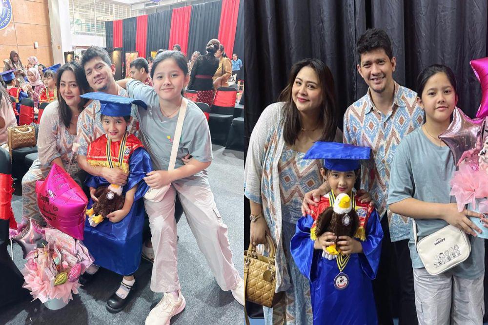 Momen Haru Iko dan Audy Datang ke Wisuda TK Anak