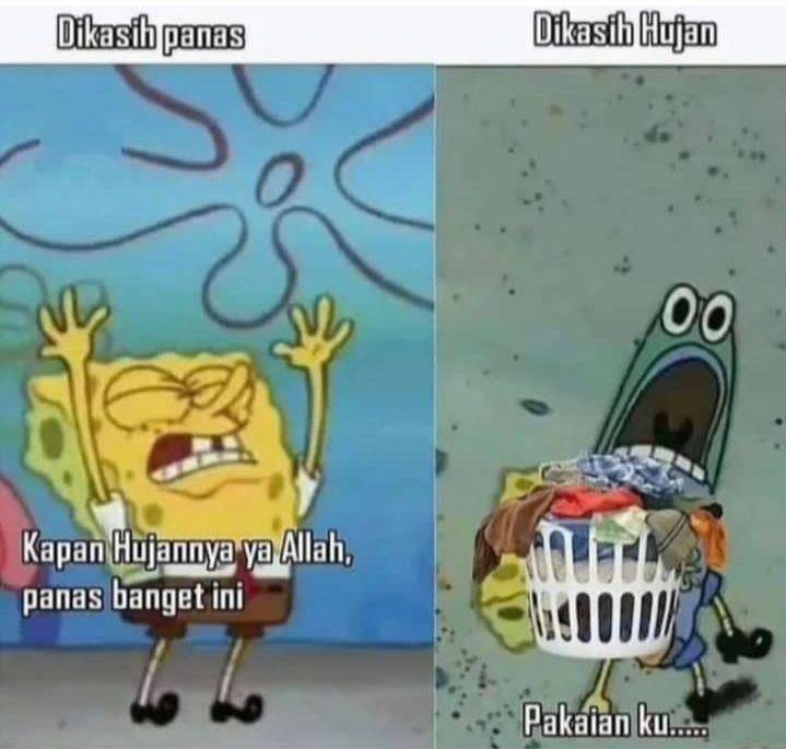 meme cuaca panas (instagram.com/kocaktawa.id)
