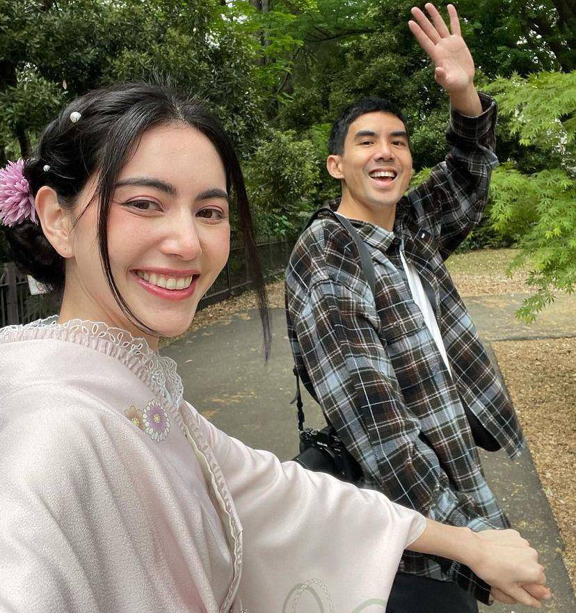 potret Davika Hoorne dan Ter Chantavit liburan di Jepang (instagram.com/davikah)