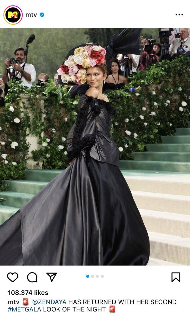 OOTD Met Gala (instagram.com/mtv)