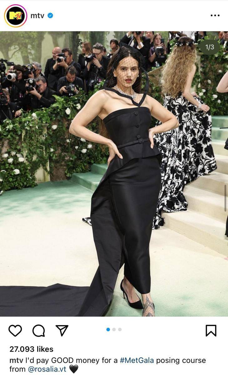 OOTD Met Gala (instagram.com/mtv)
