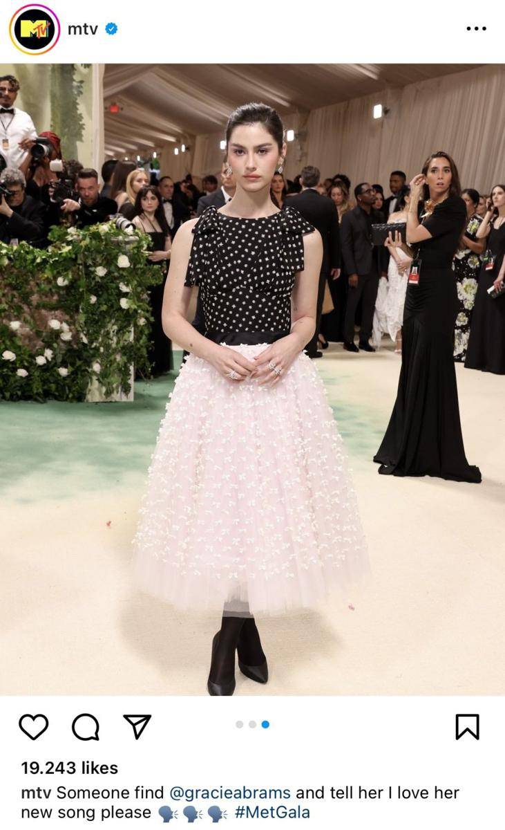 OOTD Met Gala (instagram.com/mtv)