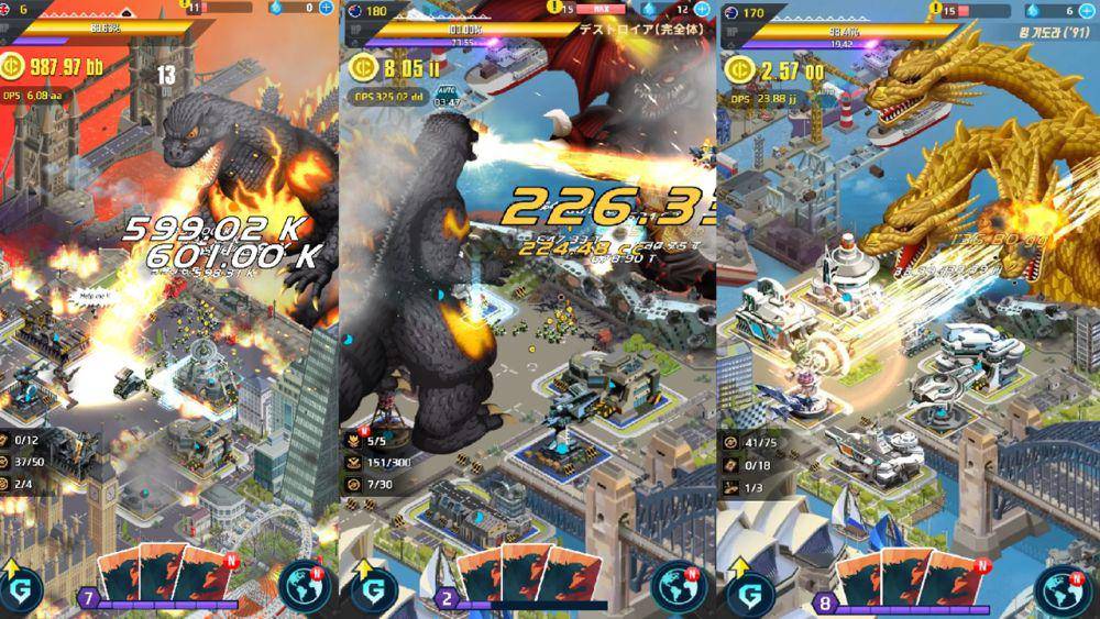 cuplikan gameplay Godzilla Defense Force (dok. NEXON Company/Godzilla Defense Force)