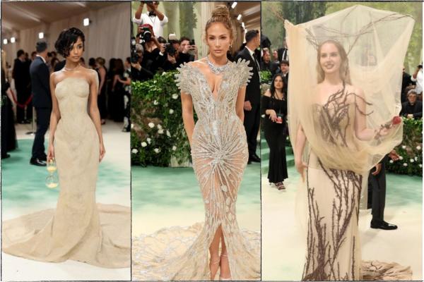 6 Look Artis Cewek Serba Beige di Met Gala 2024, Curi Atensi!