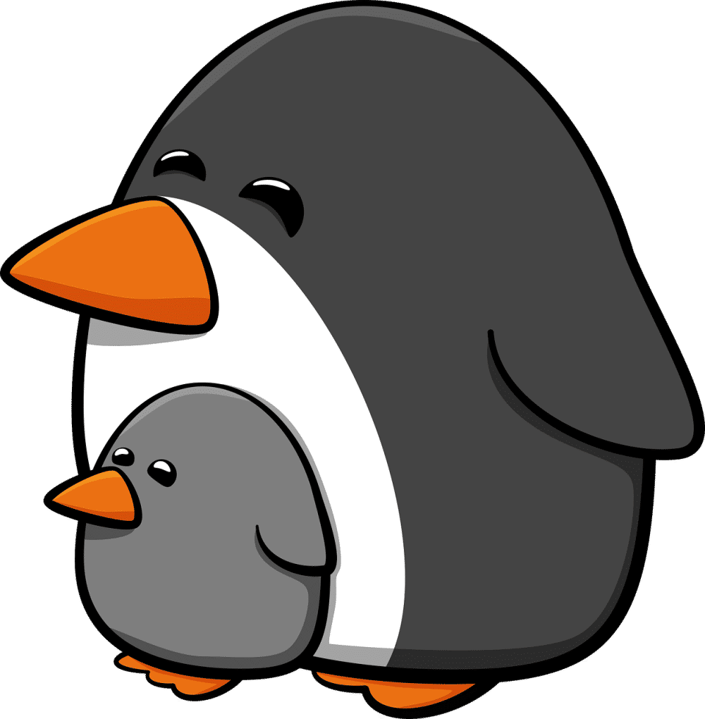 Penguin gambar dari Affinity Designer (pixabay.com/bricketh