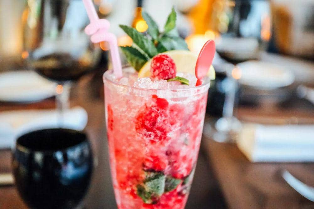 Potret es campur di dalam gelas