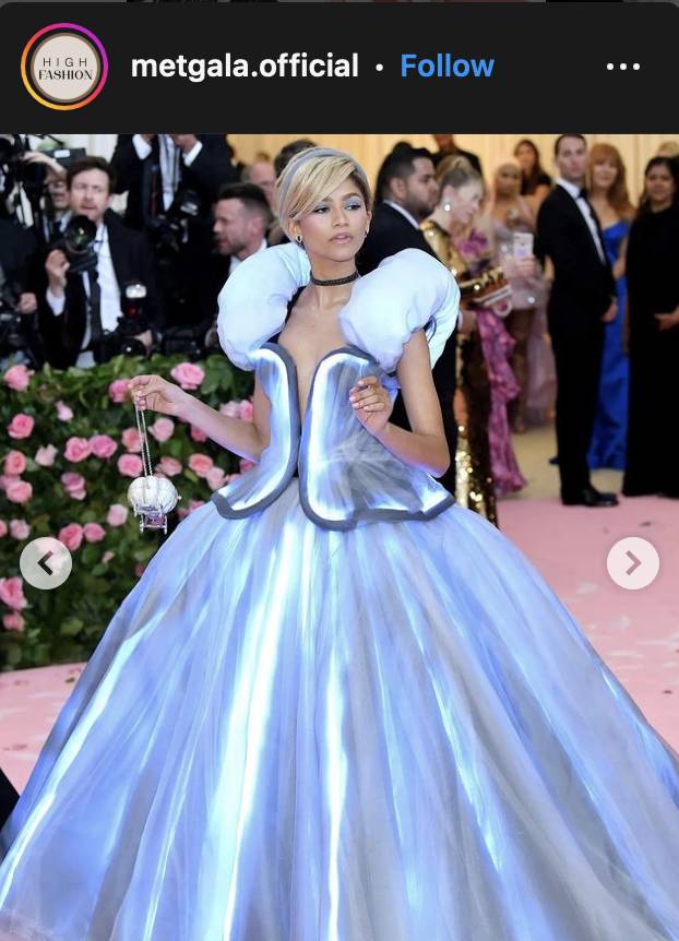 Penampilan artis di Met Gala. (instagram.com/metgala.official)