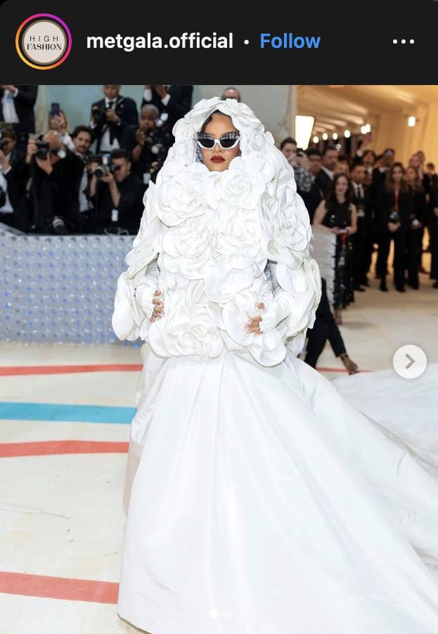 Penampilan artis di Met Gala. (instagram.com/metgala.official)