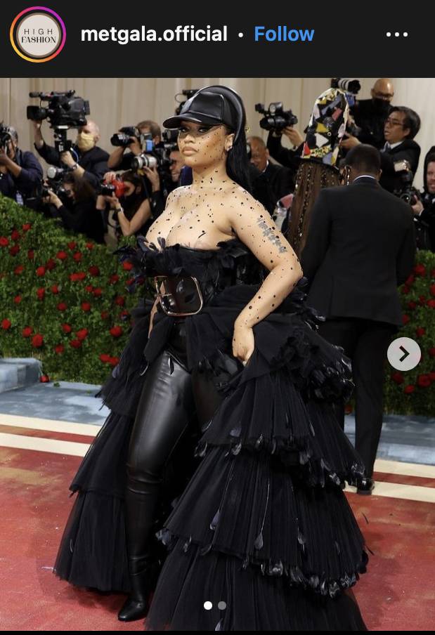 Penampilan artis di Met Gala. (instagram.com/metgala.official)