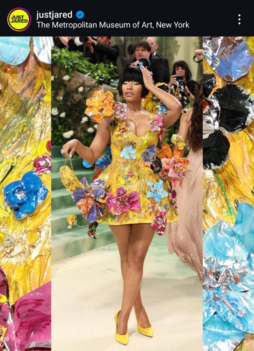 Nicki Minaj di Met Gala 2024 (instagram.com/justjared)