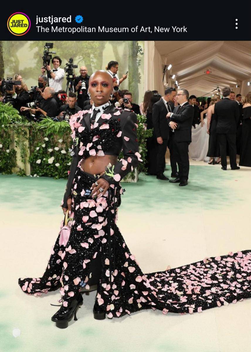 Cynthia Erivo di Met Gala 2024 (instagram.com/justjared)