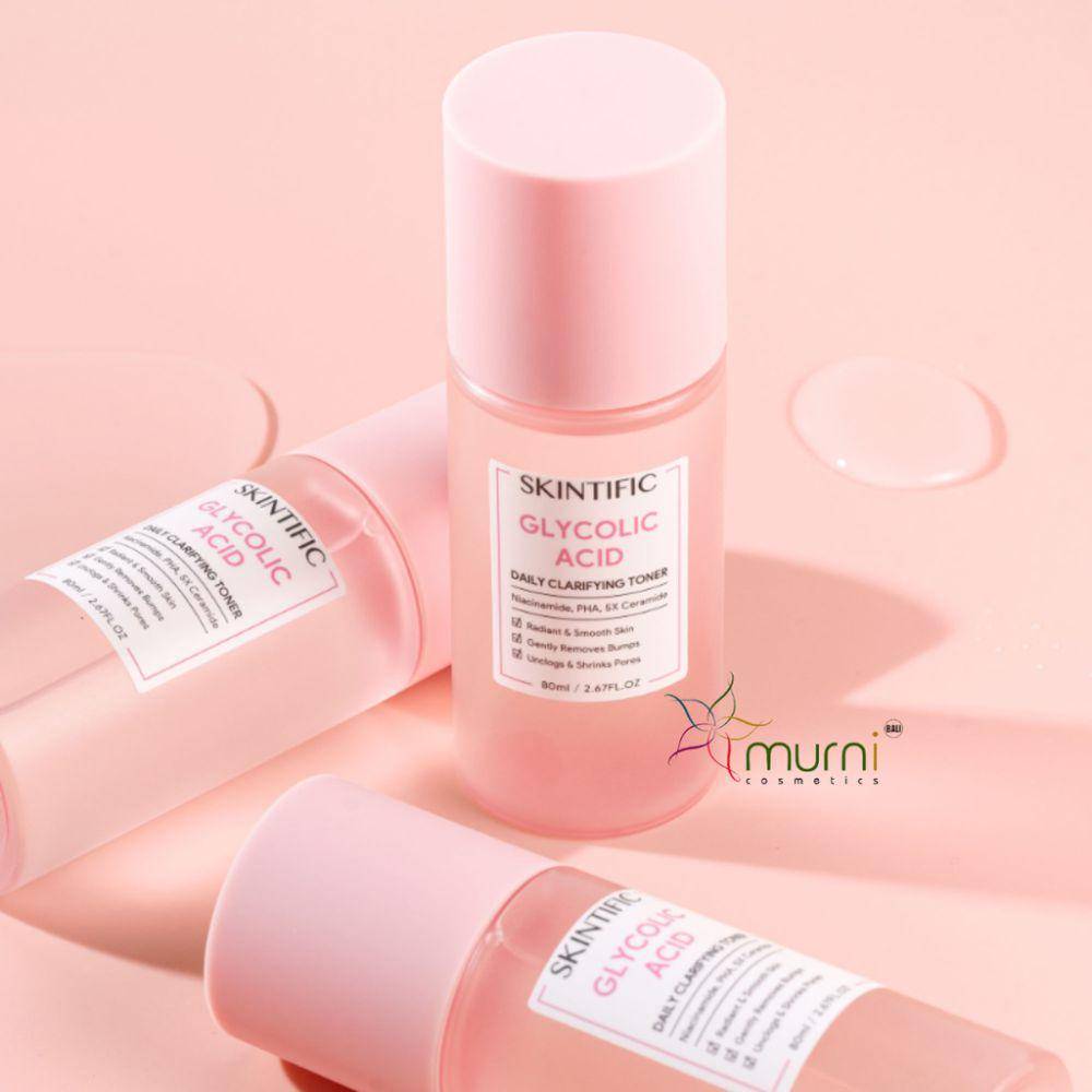 Skintific Glycolic Acid Daily Clarifying Toner (shopee.co.id/MURNI COSMETICS)
