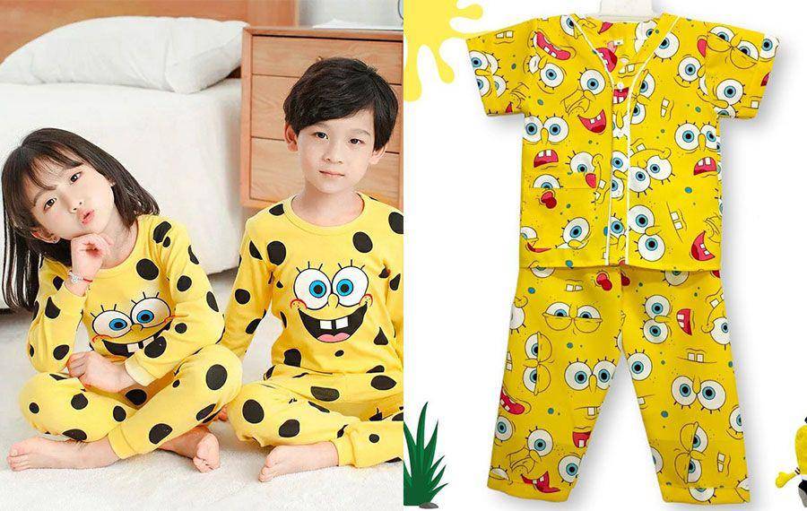 7 Rekomendasi Piyama SpongeBob untuk Anak hingga Dewasa