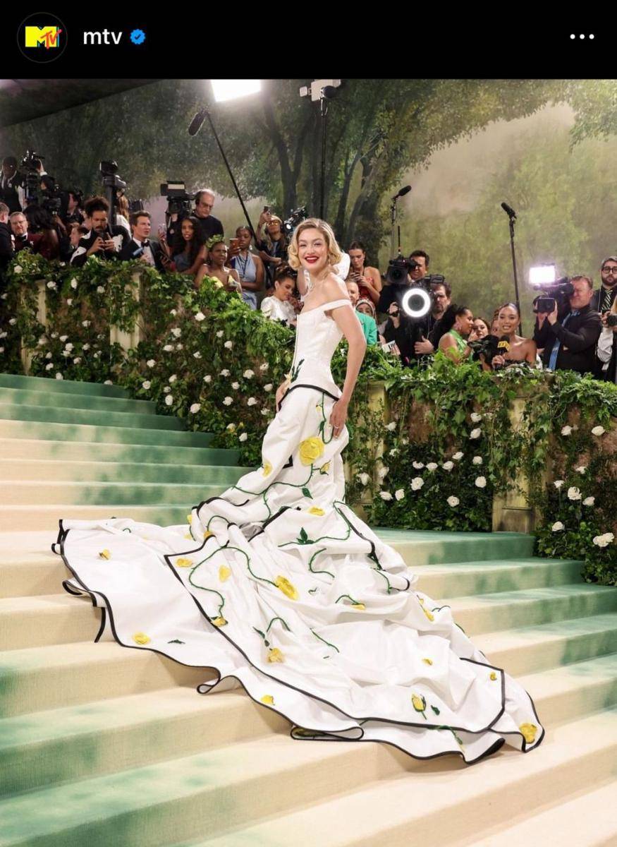 Gaya Artis di Met Gala 2024 (instagram.com/mtv)