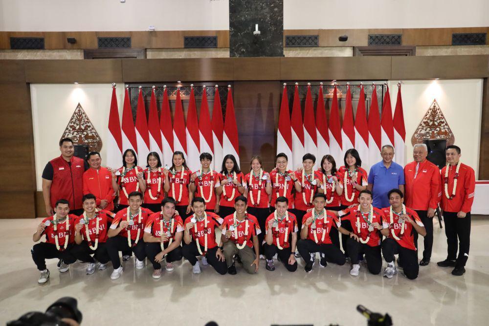 BNI Sambut Kepulangan Tim Thomas dan Uber Indonesia ke Tanah Air